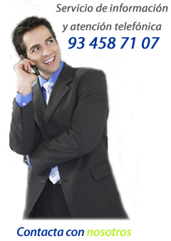 Servicio de información - 93 458 71 07