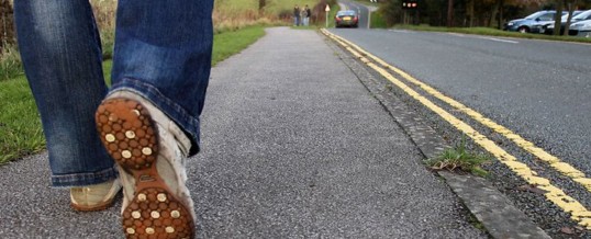 venido caminando (came walking?)